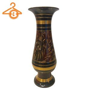 Small, Vintage MCM Brass Vase